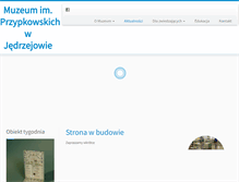 Tablet Screenshot of muzeum.jedrzejow.pl